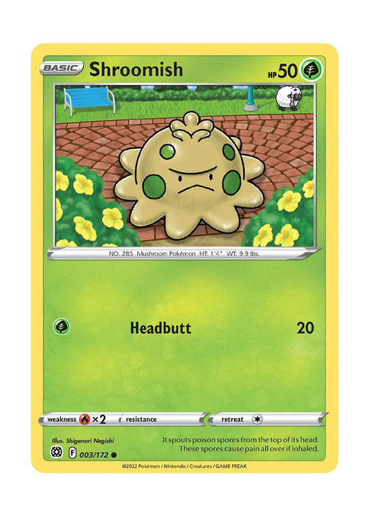003/172 Shroomish (Brilliant Stars) Pokemon card (English)
