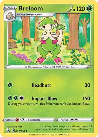 005/264 Breloom (Fusion Strike) Pokemon card (English)