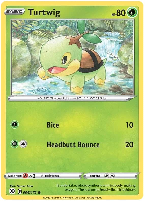006/172 Turtwig (Brilliant Stars) Pokemon card (English)
