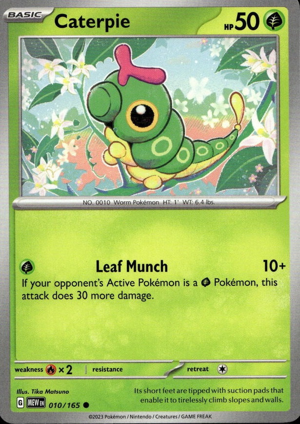 010/165 Caterpie - Pokémon 151 - Pokémon card (English)