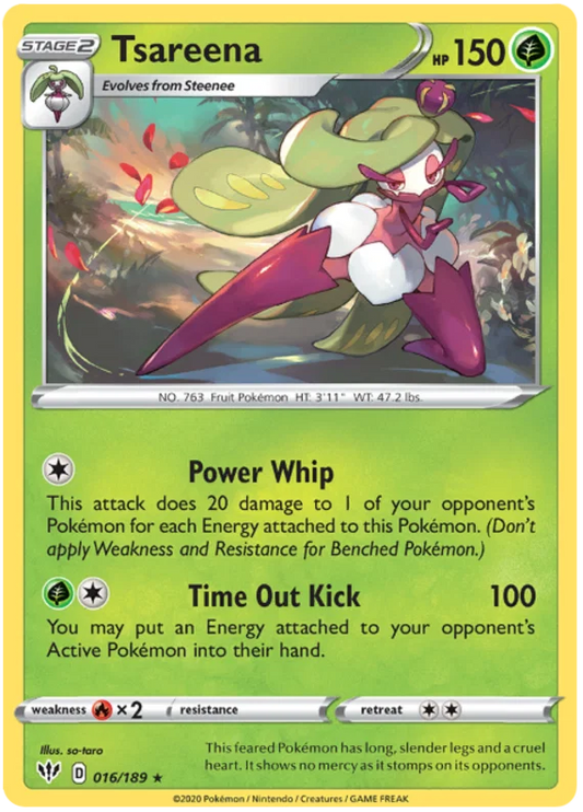 016/189 Tsareena (Darkness Ablaze) Pokemon card (English)