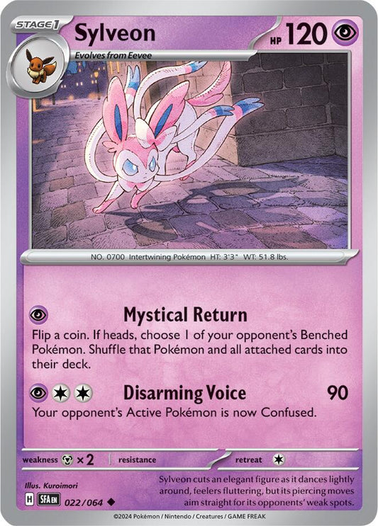 022/064 Sylveon (Shrouded Fable) Pokémon Card (English)