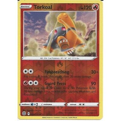 023/172 Torkoal (Reverse Holo) (Brilliant Stars) Pokemon card (English)