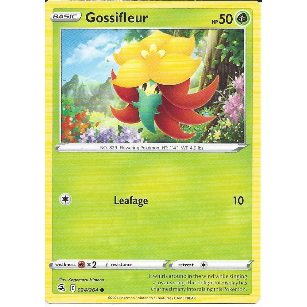 024/264 Gossifleur (Fusion Strike) Pokemon card (English)