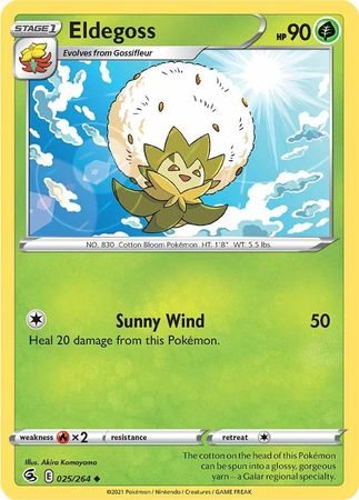 025/264 Eldegoss (Fusion Strike) Pokemon card (English)