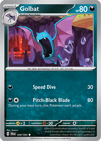 028/064 Golbat (Shrouded Fable) Pokemon card (English)
