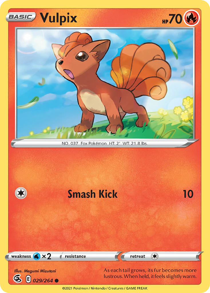 029/264 Vulpix (Fusion Strike) Pokemon card (English)