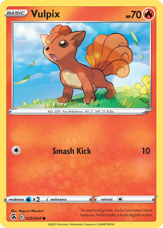 029/264 Vulpix (Fusion Strike) Pokemon card (English)