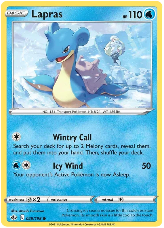 029/198 Lapras (Chilling Reign) Pokémon card (English)