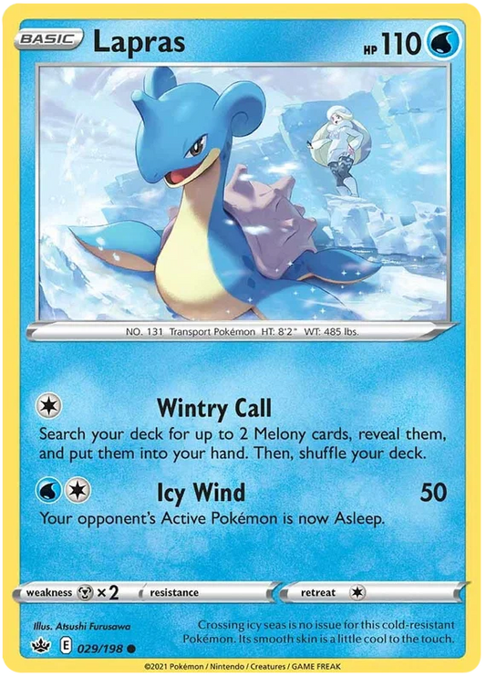 029/198 Lapras (Chilling Reign) Pokémon card (English)