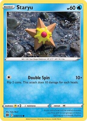 030/172 Staryu (Brilliant Stars) Pokemon card (English)