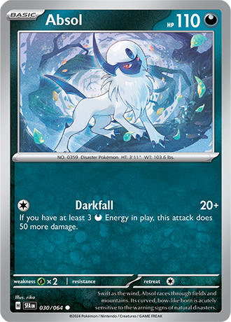 030/064 Absol (Shrouded Fable) Pokemon Card (English)