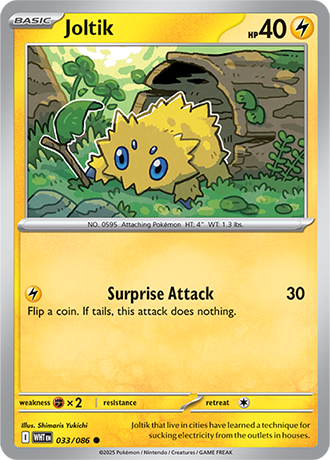 033/086 Joltik (White Flare) Pokemon card (English)