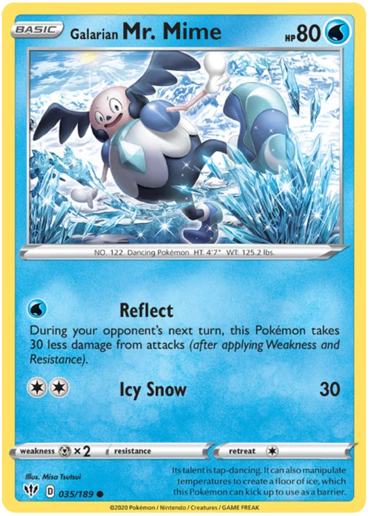035/189 Galarian Mr. Mime (Darkness Ablaze) Pokemon card (English)