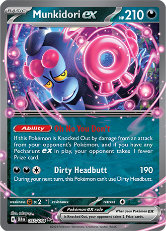 037/064 Munkidori EX (Double Rare) (Shrouded Fable) Pokemon card (English)