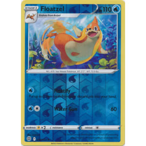 039/172 Floatzel (Reverse Holo) (Brilliant Stars) Pokemon card (English)
