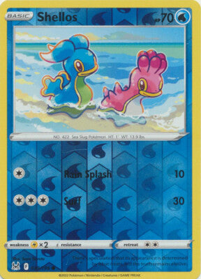 039/196 Shellos (Reverse Holo) (Lost Origin) Pokemon card (English)