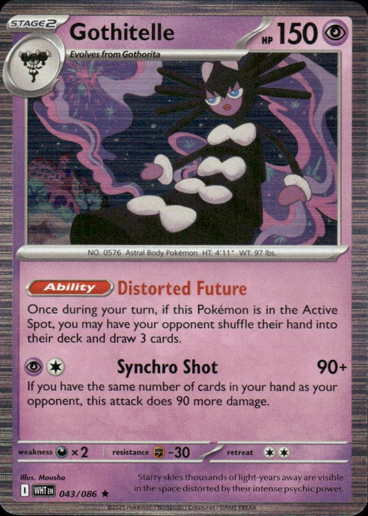 043/086 Gothitelle (Holo) (White Flare) Pokemon card (English)