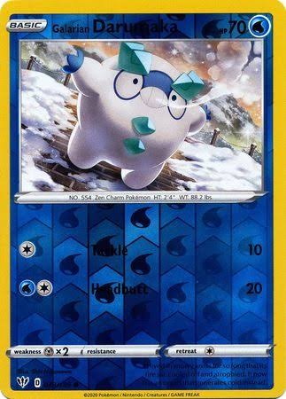 044/189 Galarian Darmaniten (Reverse Holo) (Darkness Ablaze) Pokemon card (English)
