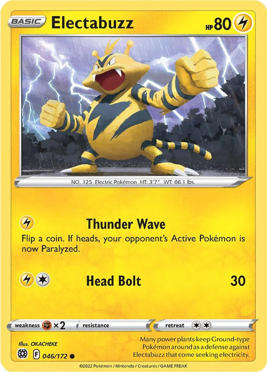 046/172 Electabuzz (Brilliant Stars) Pokemon card (English)