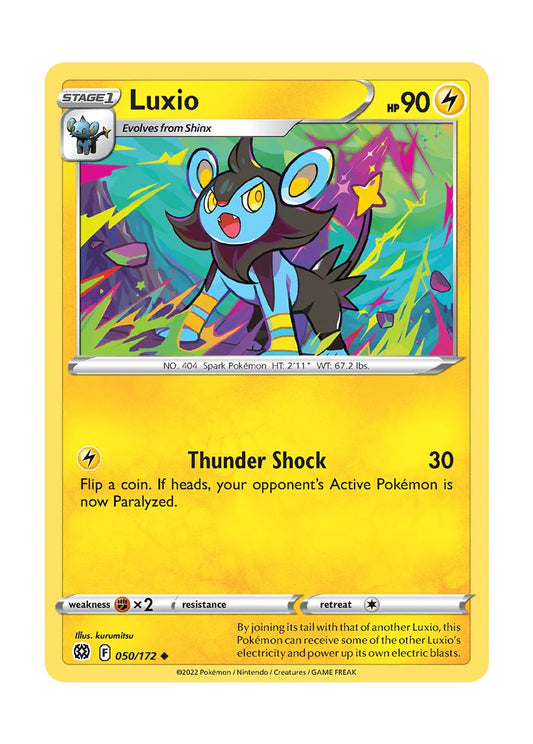 050/172 Luxio (Brilliant Stars) Pokemon card (English)
