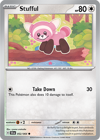 052/064 Stufful (Shrouded Fable) Pokemon card (English)
