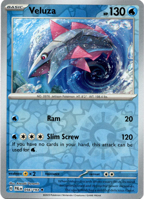 056/193 Veluza (Reverse holo) - Paldea Evolved - Pokémon card (English)