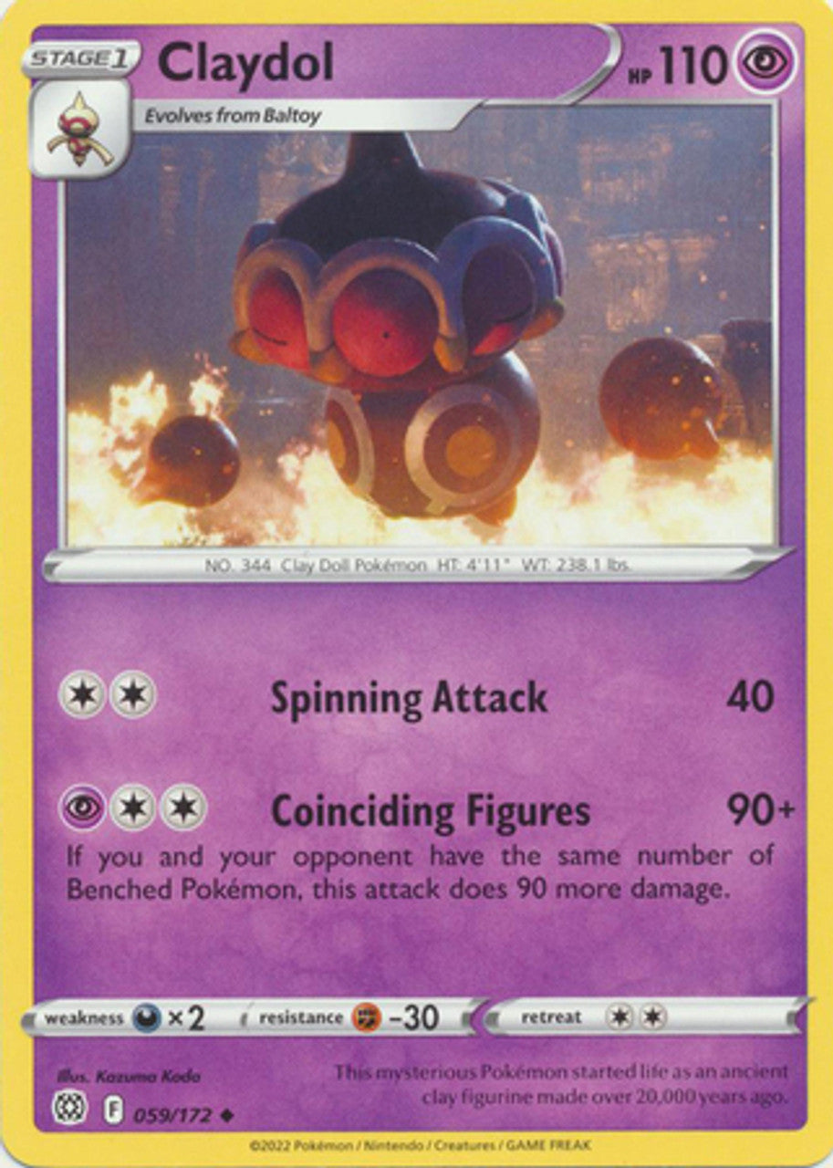059/172 Claydol (Brilliant Stars) Pokemon card (English)