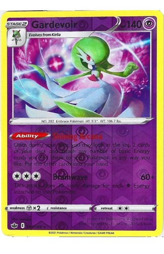 061/198 Gardevoir (Rare reverse holo) (Chilling Reign) Pokémon card (English)