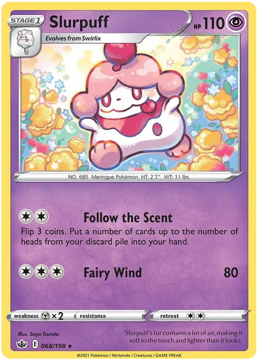 068/198 Slurpuff (Rare) (Chilling Reign) Pokémon card (English)