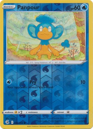 068/264 Panpour (Reverse Holo) (Fusion Strike) Pokemon card (English)