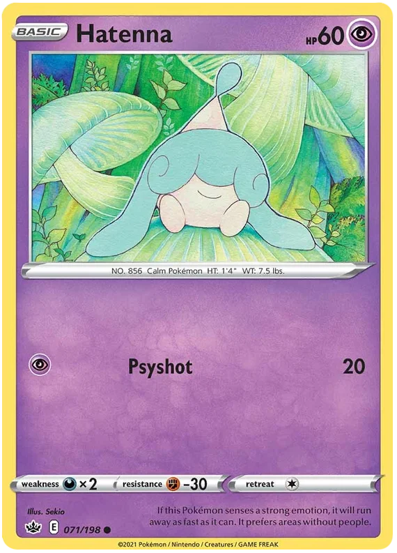 071/198 Hatenna (Chilling Reign) Pokémon card (English)