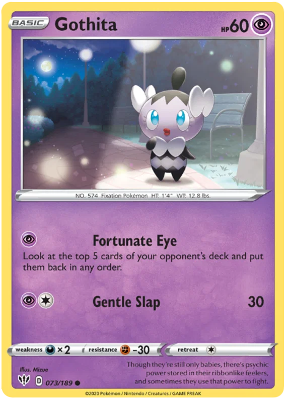 073/189 Gothita (Darkness Ablaze) Pokemon card (English)