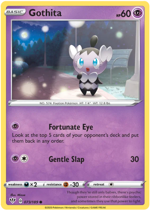 073/189 Gothita (Darkness Ablaze) Pokemon card (English)