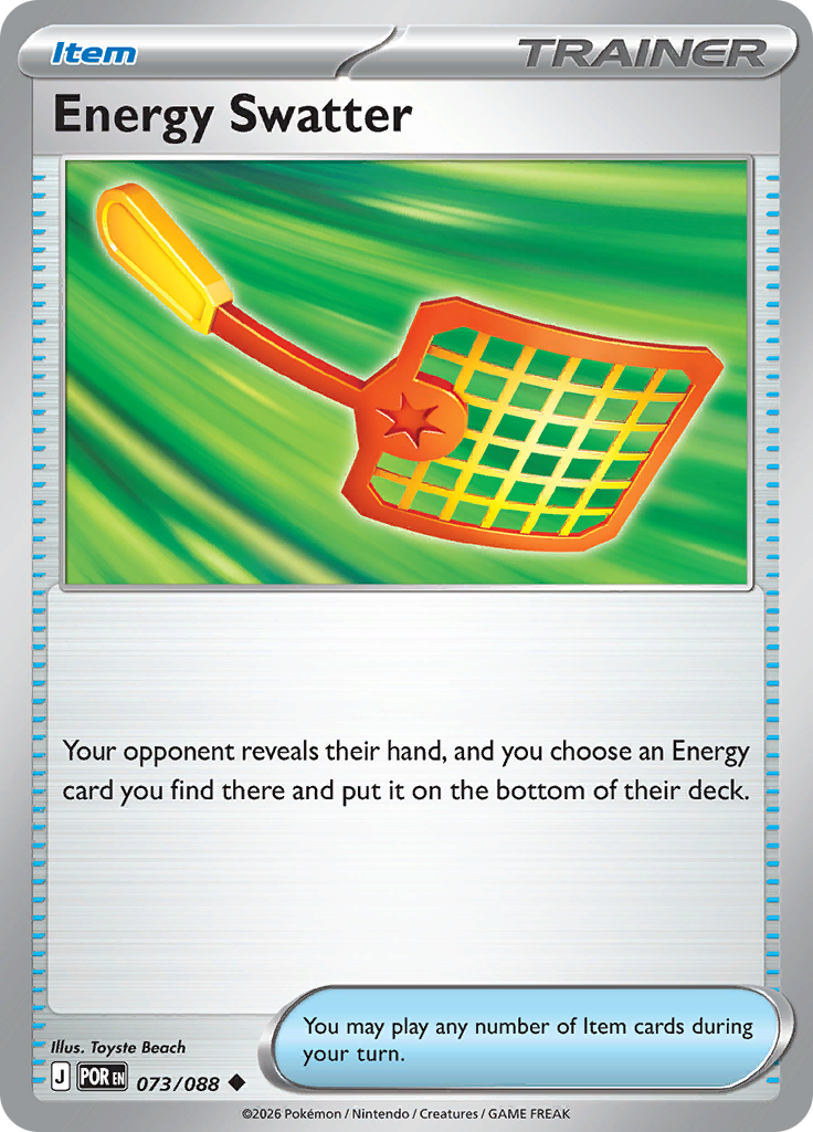073/088 Energy Swatter (Perfect Order) Pokémon card (English)