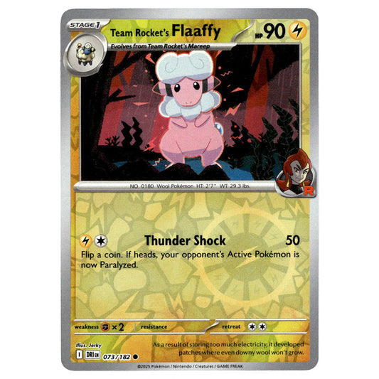 073/182 Team Rocket's Flaaffy (Reverse Holo) - Destined Rivals - Pokemon cards (English)