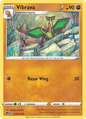 075/172 Vibrava (Brilliant Stars) Pokemon card (English)