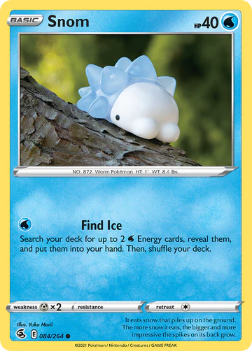 084/264 Snom (Fusion Strike) Pokemon card (English)