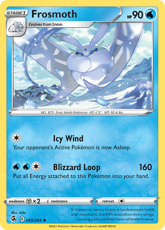 085/264 Frosmoth (Fusion Strike) Pokemon card (English)
