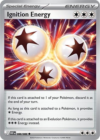 086/086 Ignition Energy (Special Energy) (White Flare) Pokemon card (English)