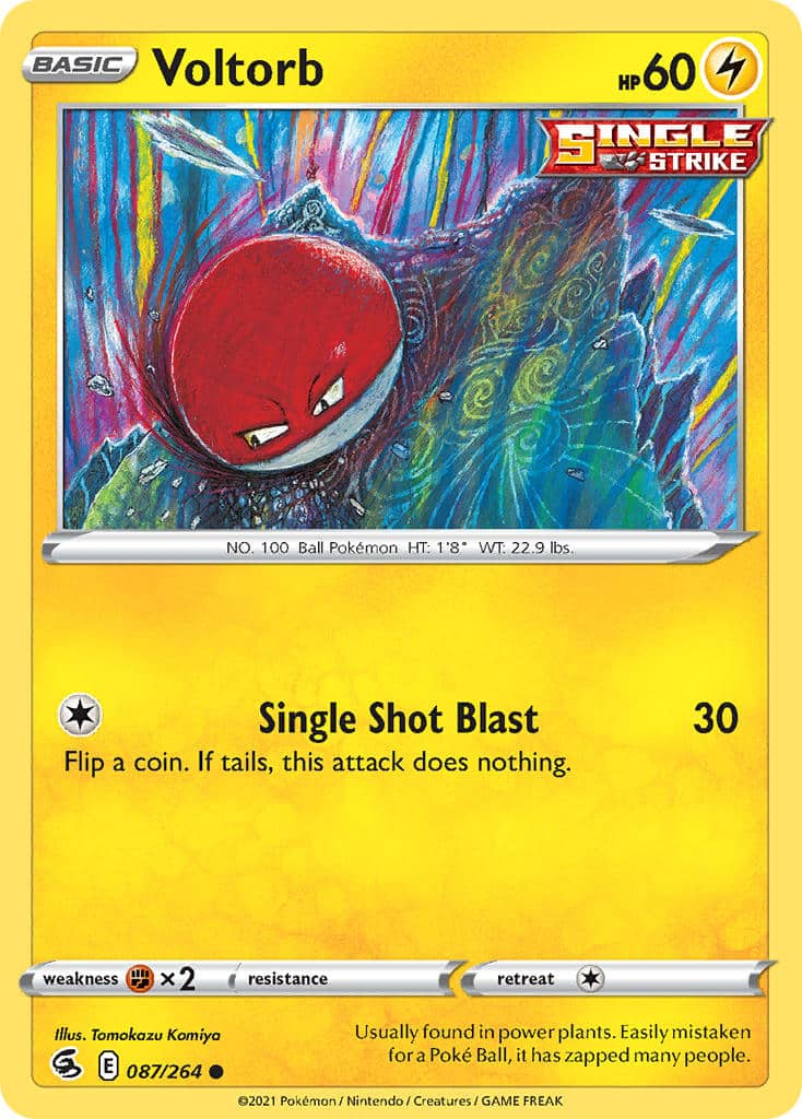 087/264 Voltorb (Fusion Strike) Pokemon card (English)