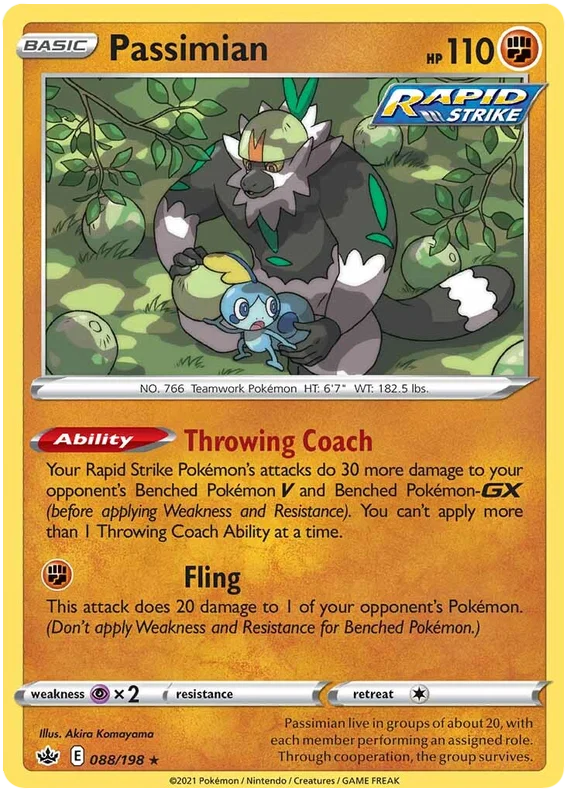 088/198 Passimian (Rare) Pokémon card (English)