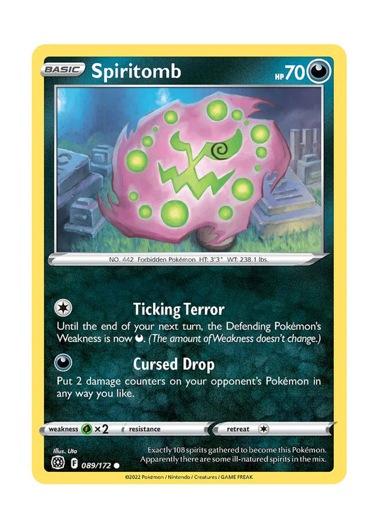 089/172 Spiritomb (Brilliant Stars) Pokemon card (English)