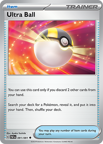 091/091 Ultra Ball - Item - Paldean Fates - Pokémon card (English)