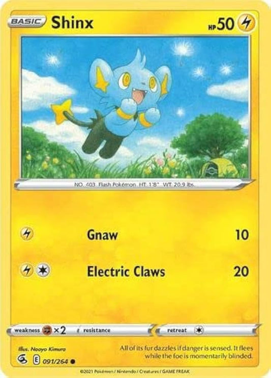 091/264 Shinx (Fusion Strike) Pokemon card (English)