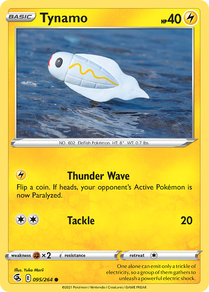 095/264 Tynamo (Fusion Strike) Pokemon card (English)