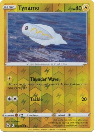 095/264 Tynamo (Reverse Holo) (Fusion Strike) Pokemon card (English)