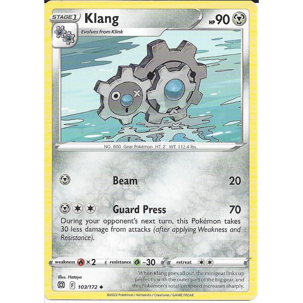 103/172 Klang (Brilliant Stars) Pokemon card (English)