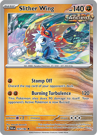 107/182 Slither Wing / Basic / Uncommon (Paradox Rift) English card