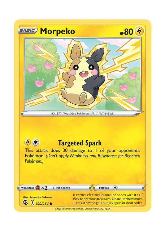 109/264 Morpeko (Fusion Strike) Pokemon card (English)